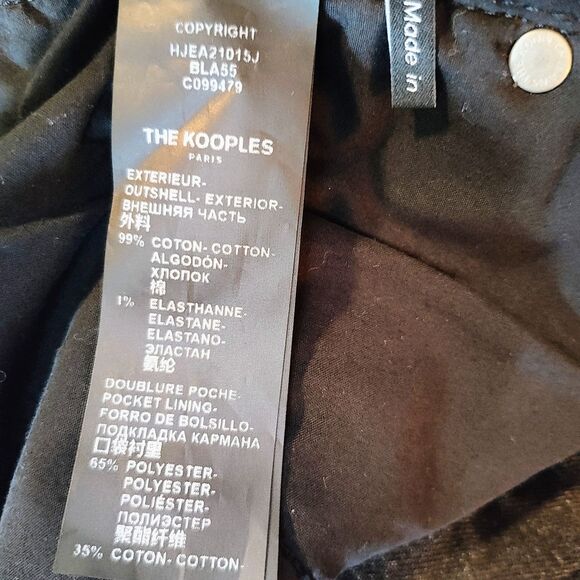 EUC The Kooples Men's Grey Jeans - Slim - Size 31 - Button Fly - Picture 12 of 14